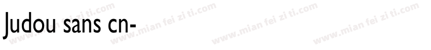 Judou sans cn字体转换